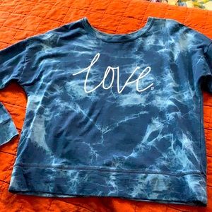 SOHO Tie-dye Long sleeve sweatshirt